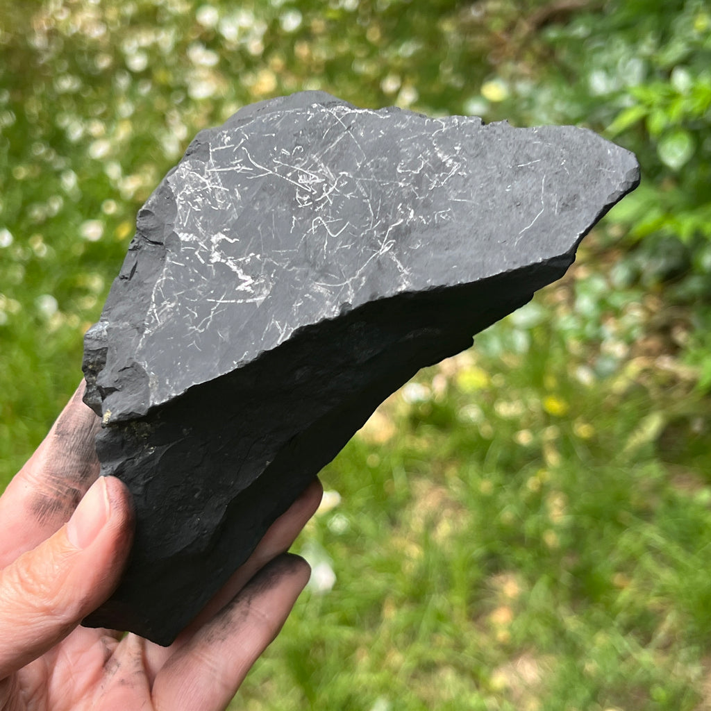 Shungit piatra bruta XXL model 3, pietre semipretioase - druzy.ro 3 