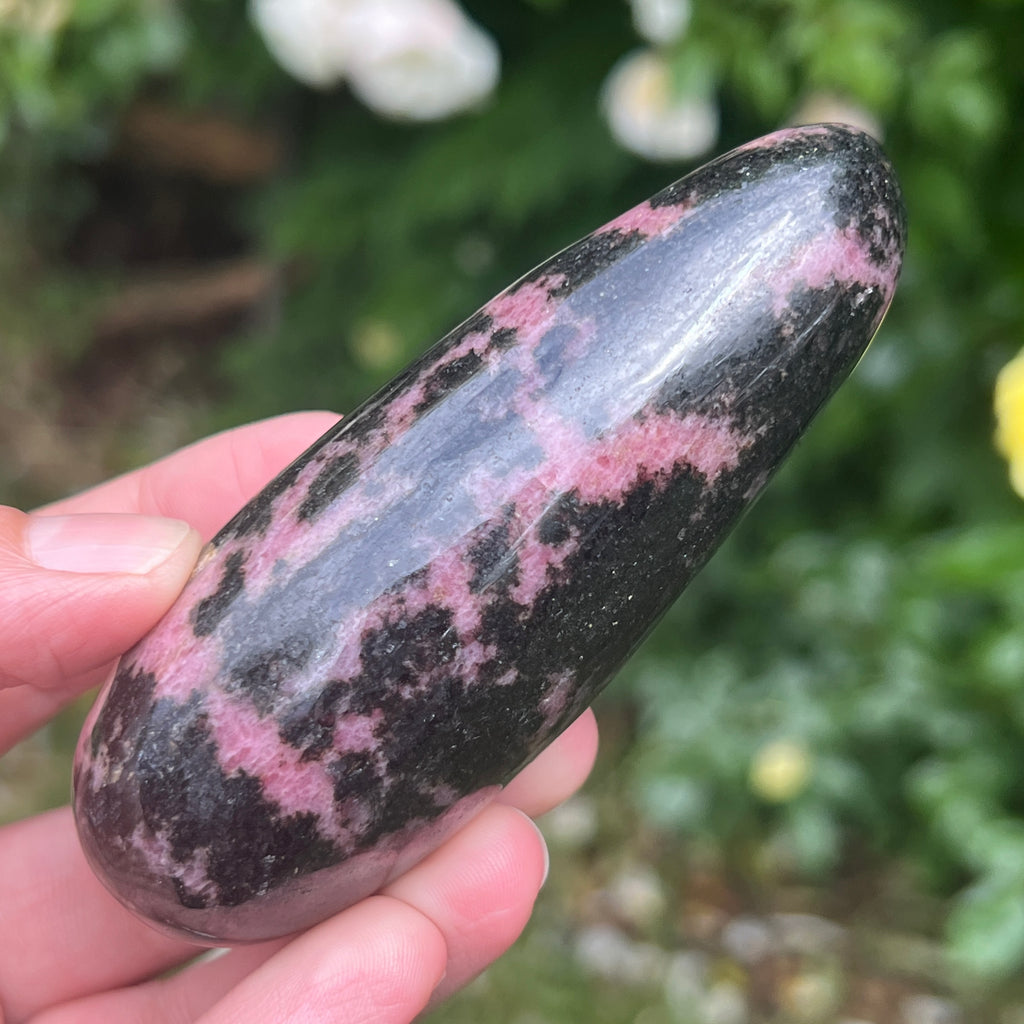 Bagheta masaj rodonit model 4, pietre semipretioase - druzy.ro 5 