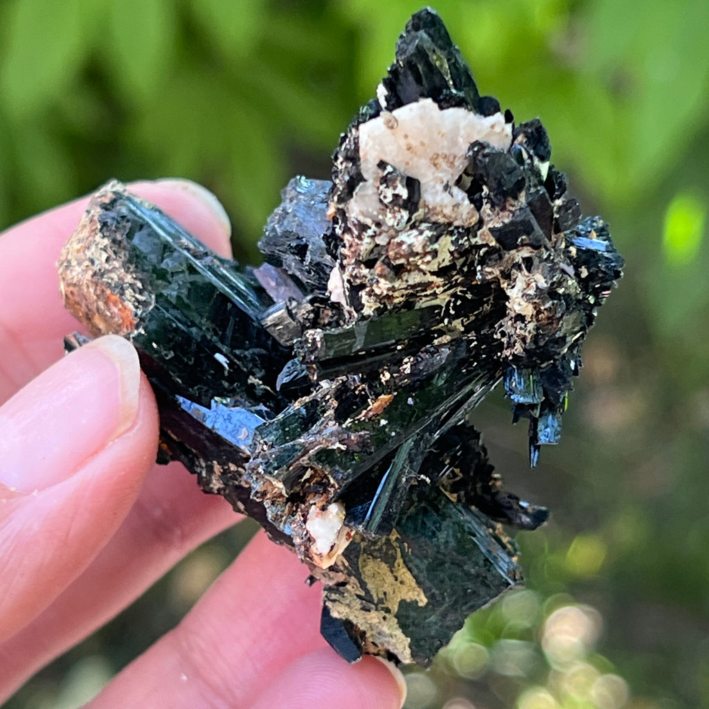 Cluster turmalina neagra model 21 din Erongo, Namibia, pietre semipretioase - druzy.ro 4 