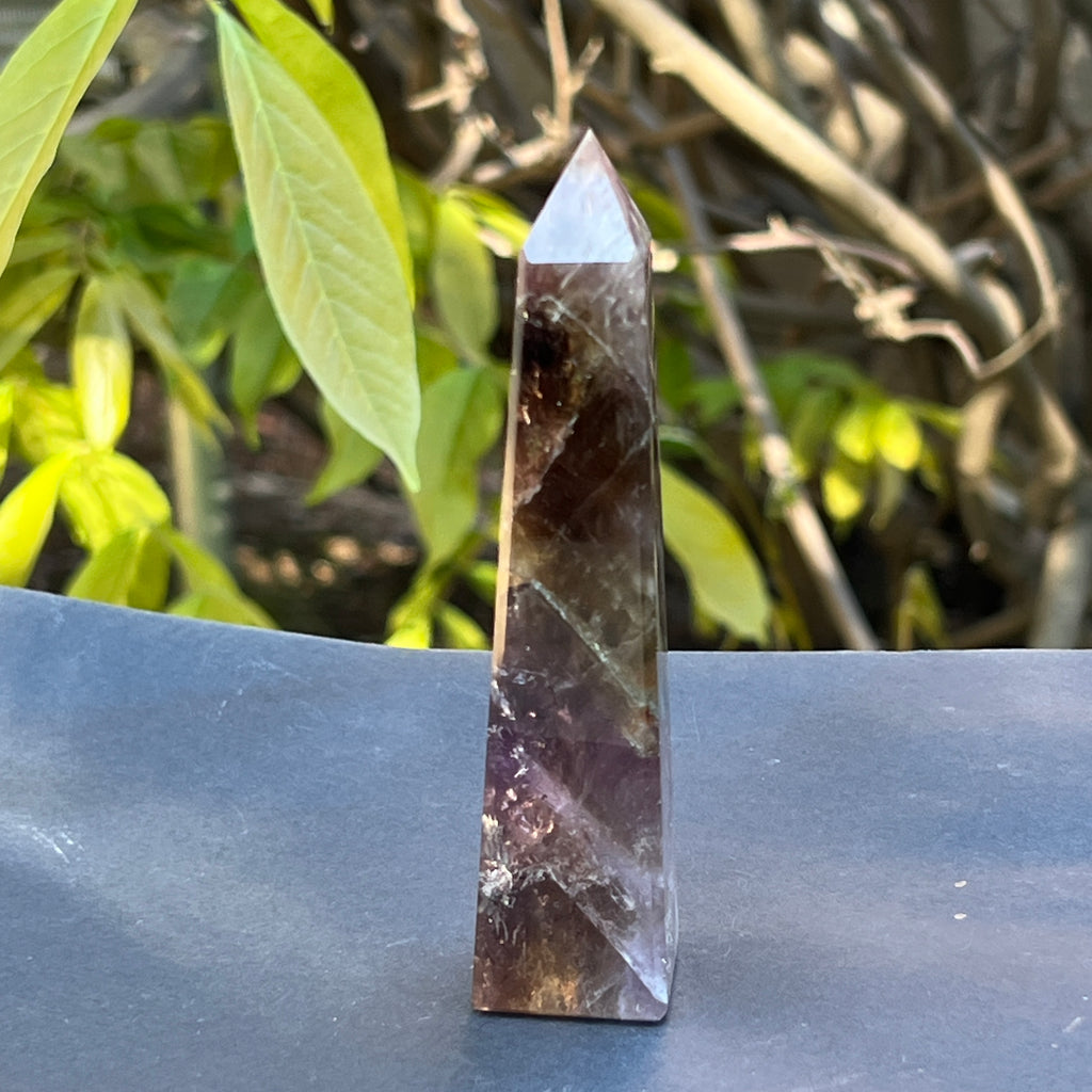 Obelisc super 7 (super seven) din Brazilia model 2, pietre semipretioase - druzy.ro 1 