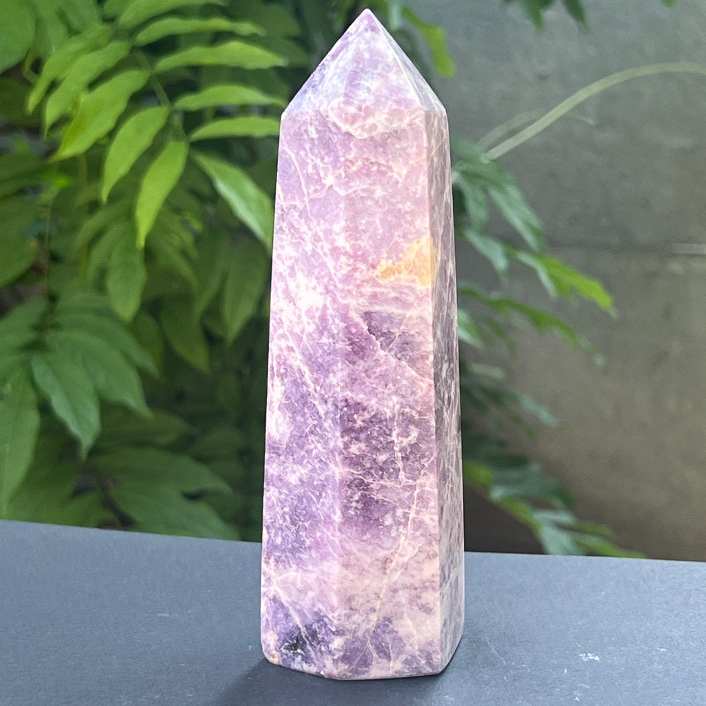 Obelisc lepidolit | Model L1, pietre semipretioase - druzy.ro 4 