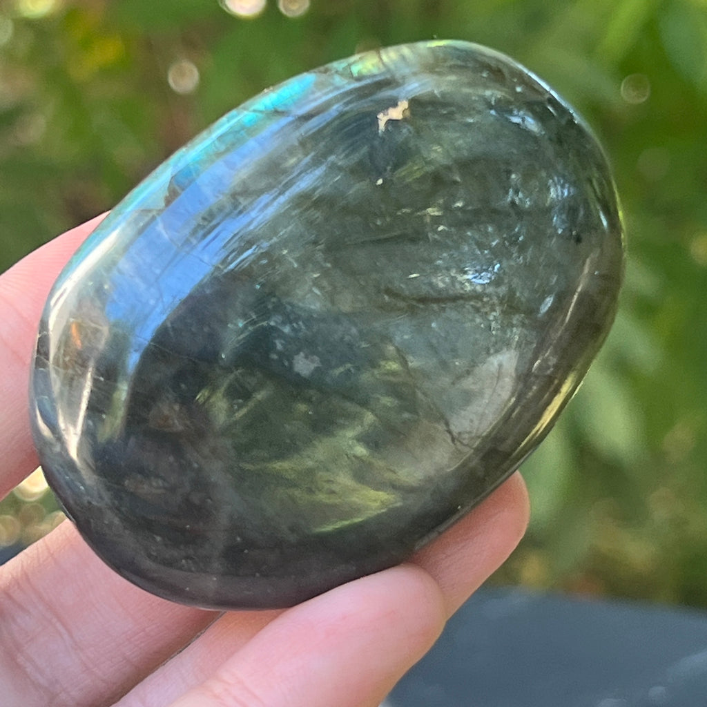 Labradorit palm stone m11, pietre semipretioase - druzy.ro 2 