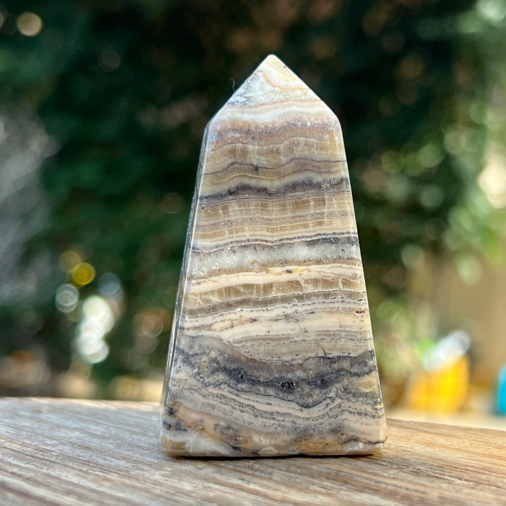 Turn/obelisc jasp albina model 1.1, druzy.ro, cristale 3