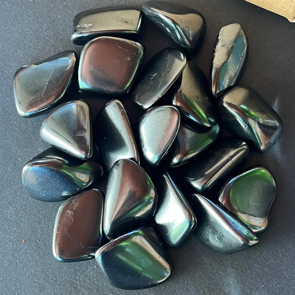 Shungit piatra rulata L model 2, pietre semipretioase - druzy.ro 2 
