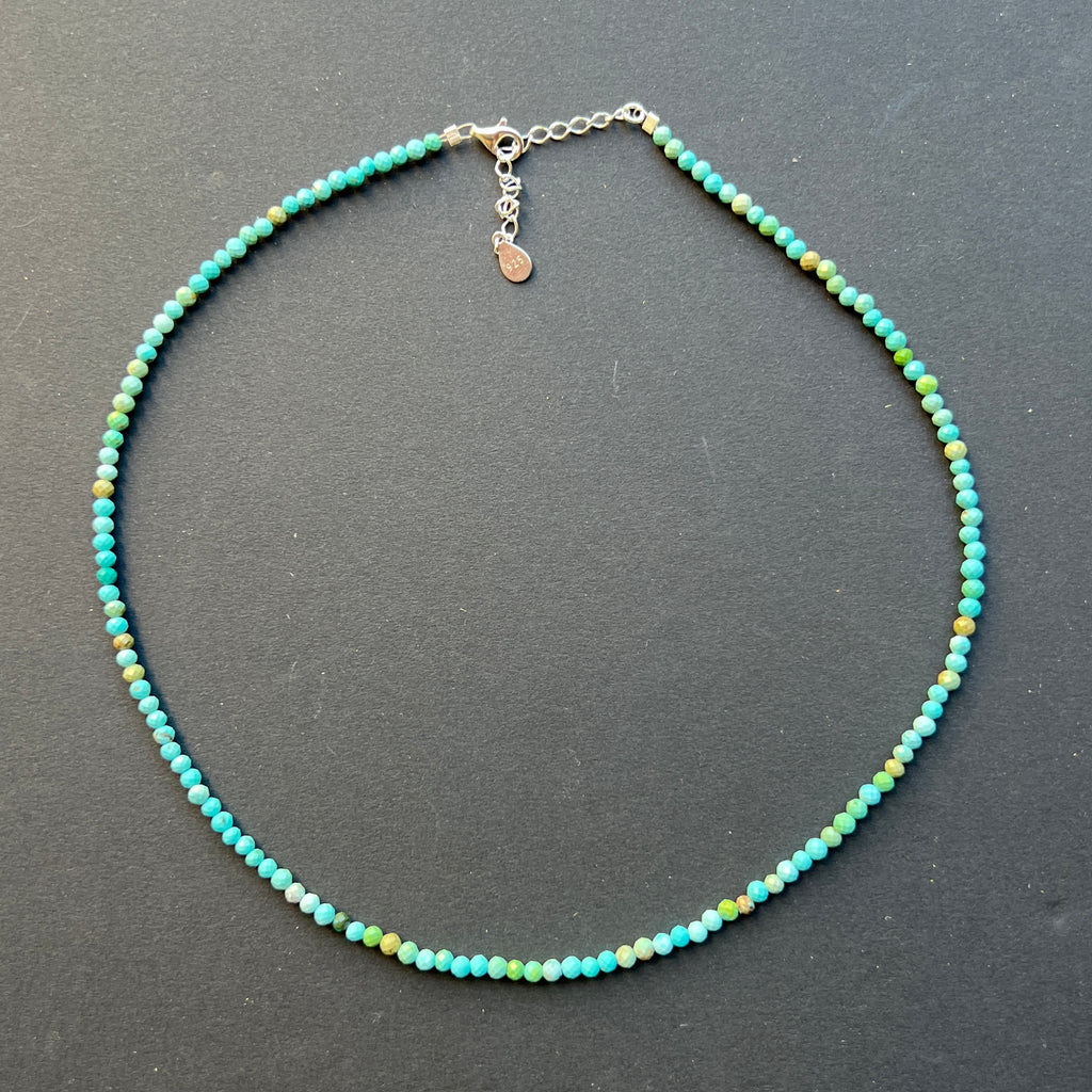 Colier turquenit Horizon #105, pietre semipretioase - druzy.ro 2 
