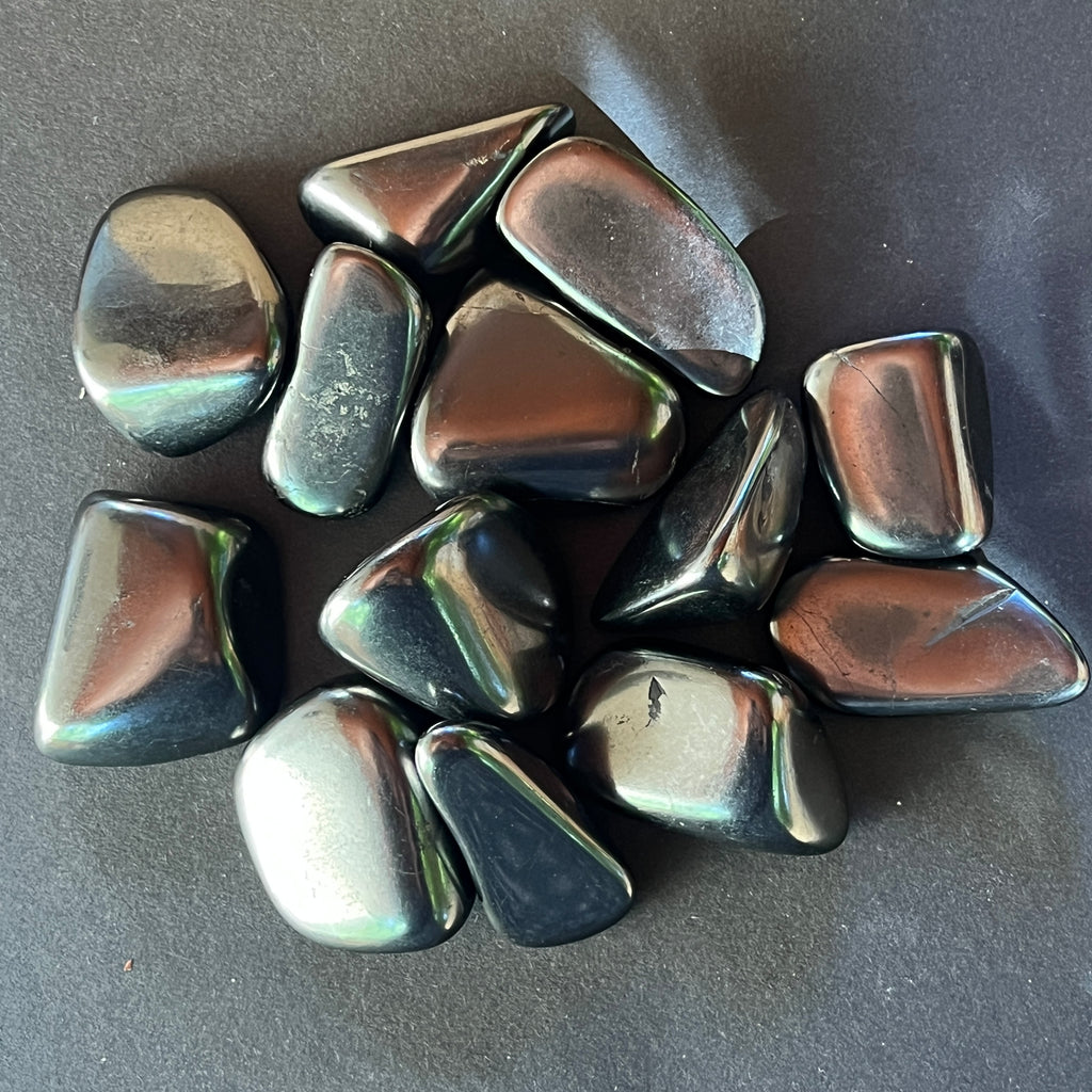 Shungit piatra rulata L model 2, pietre semipretioase - druzy.ro 4 