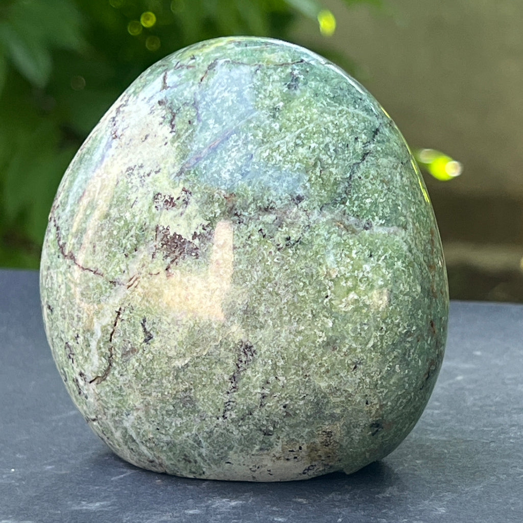 Sculptura crisopraz forma libera | Model L3, pietre semipretioase - druzy.ro 3 