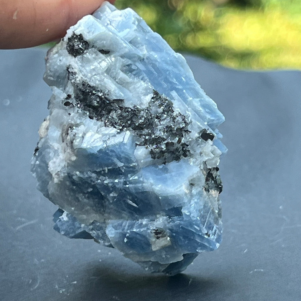 Calcit albastru piatra bruta din Namibia model 4, pietre semipretioase - druzy.ro 1