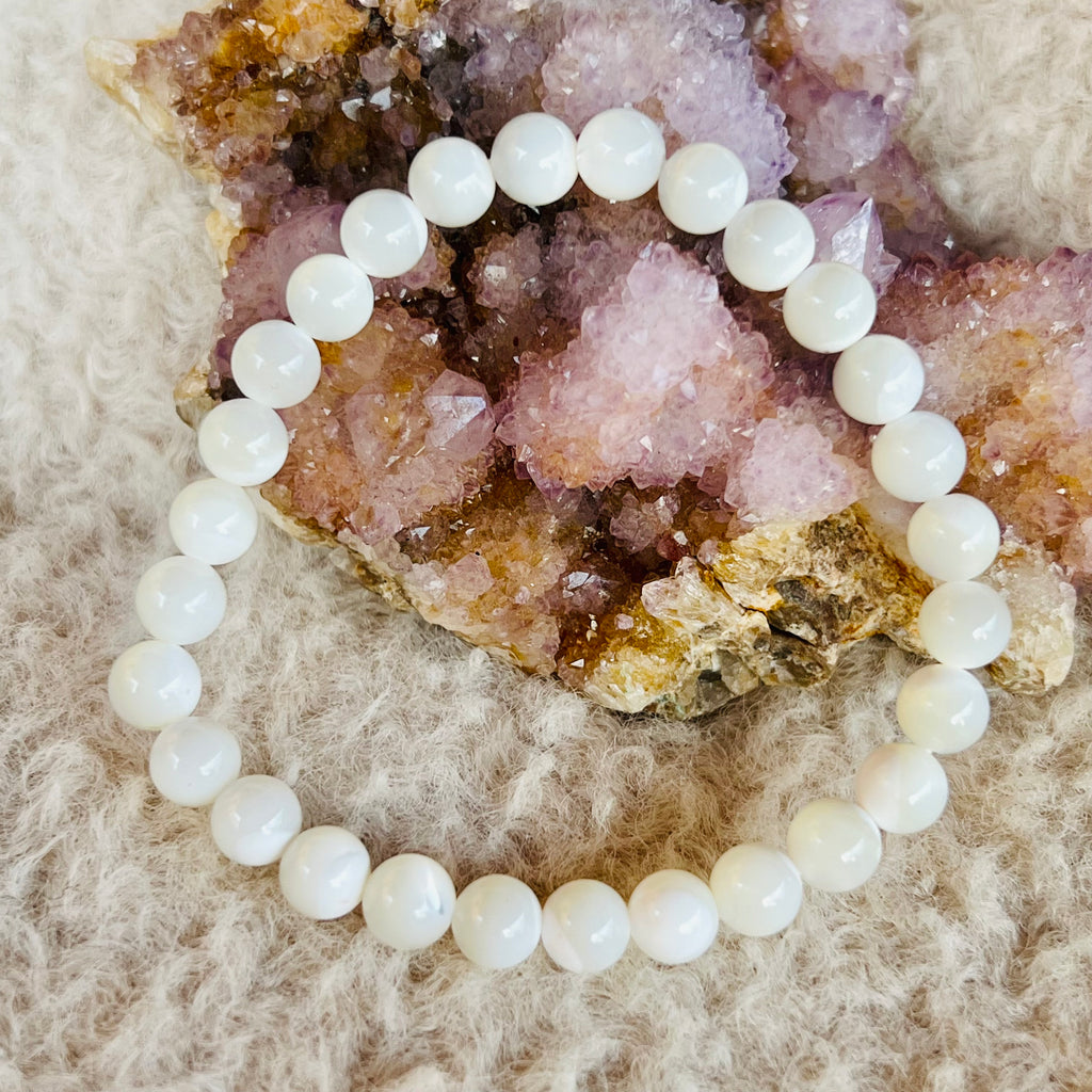 Bratara perle 7 mm, druzy.ro, cristale 2