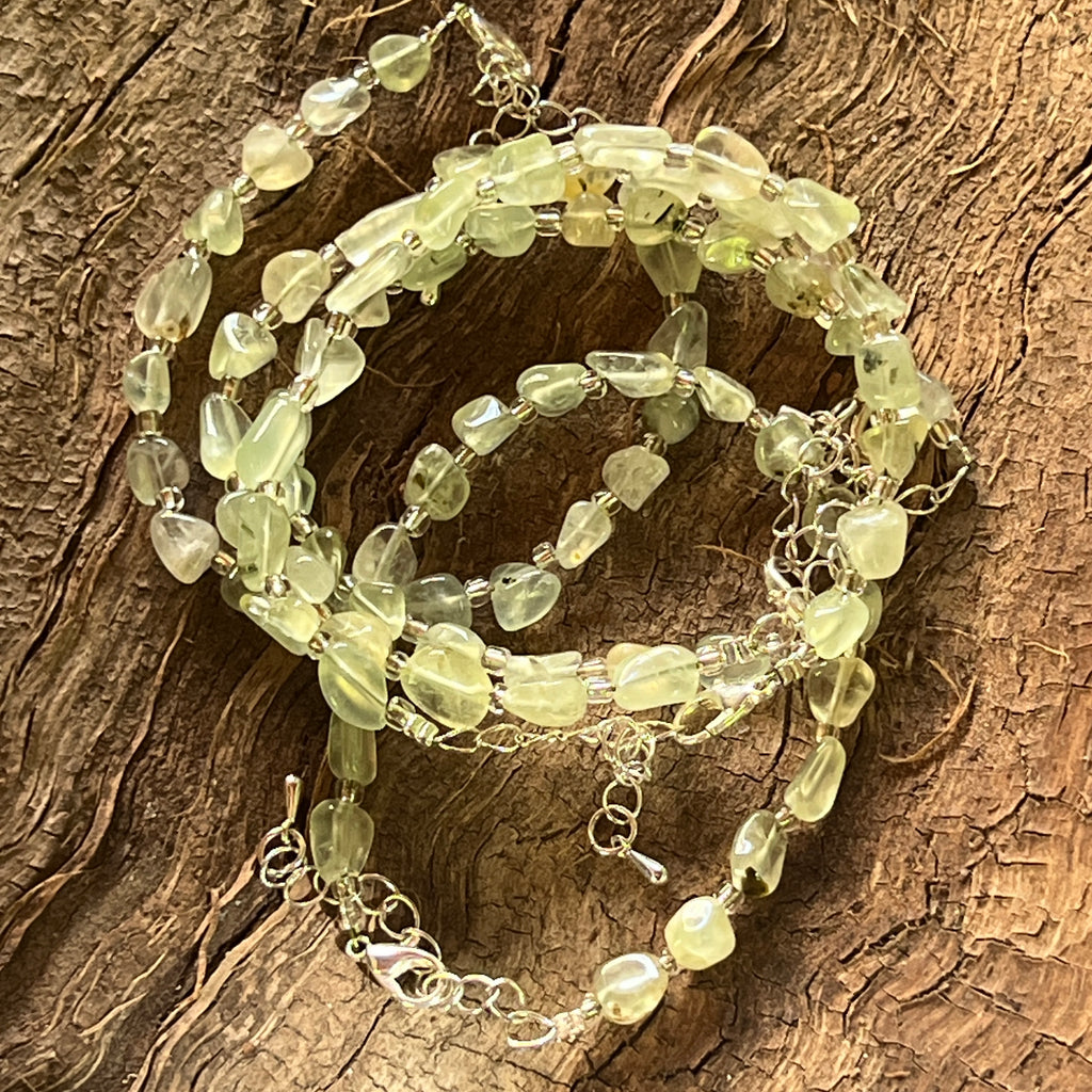 Bratara prehnit Joy Tumble, pietre semipretioase - druzy.ro 3 
