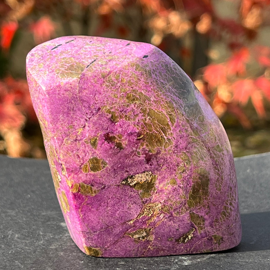 Stichtit "deep purple" structura forma libera model 9a din Africa de Sud, druzy.ro, cristale 1