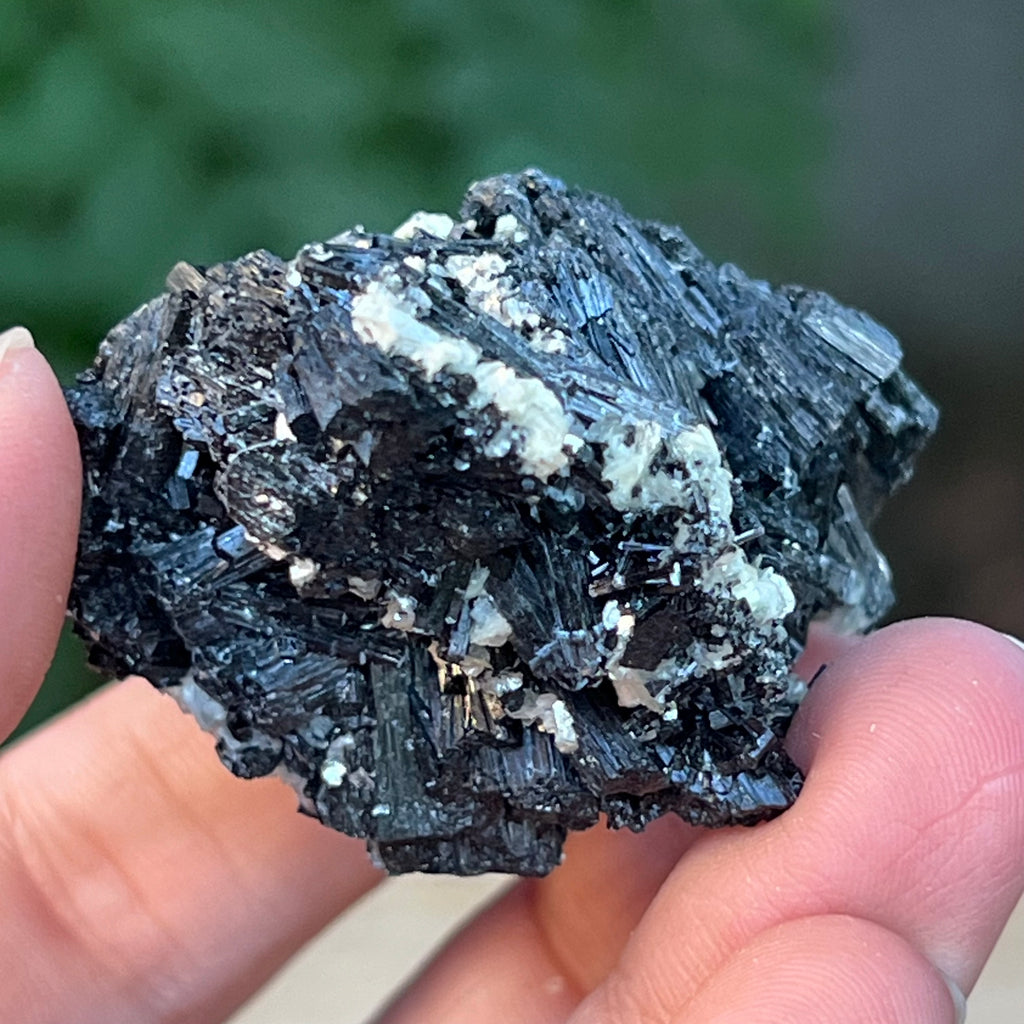 Cluster turmalina neagra cu vermiculita din Erongo m5, pietre semipretioase - druzy.ro 6 