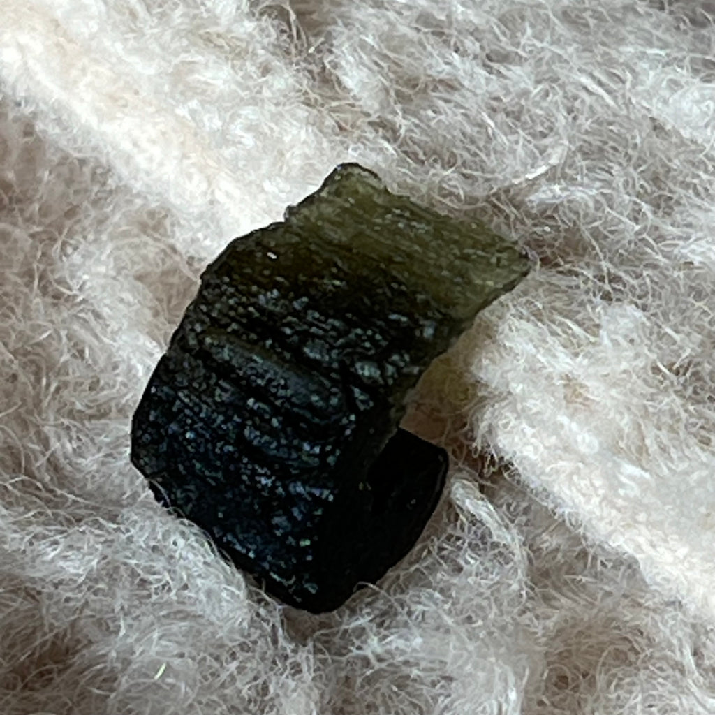 Moldavit 1.69 grame piatra bruta model 4, druzy.ro, cristale 1