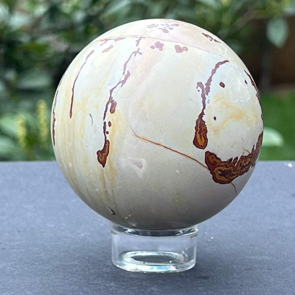 Sfera jasp landscape model 2, pietre semipretioase - druzy.ro 3 