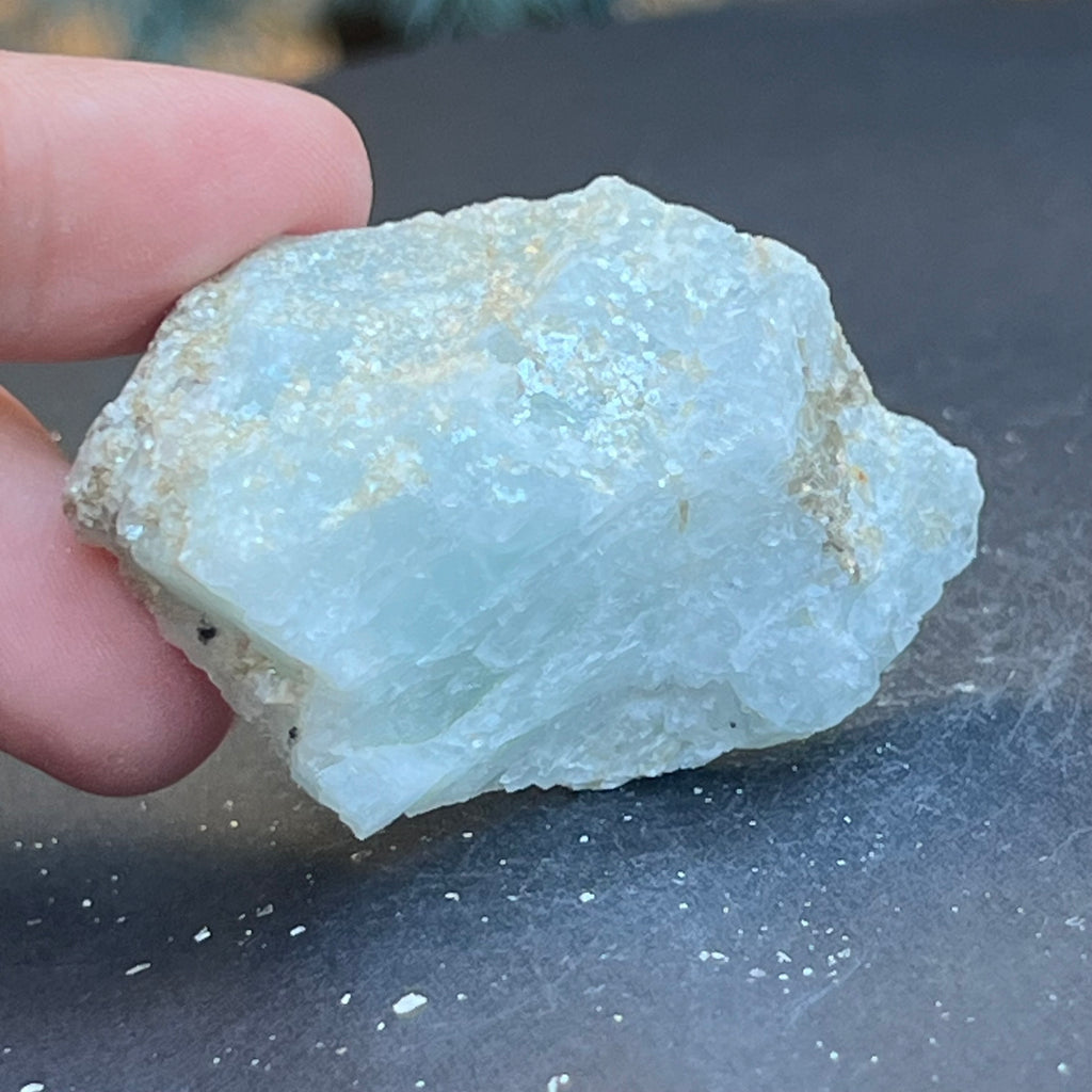 Acvamarin Pakistan piatra bruta model pk25, druzy.ro, pietre semipretioase 3