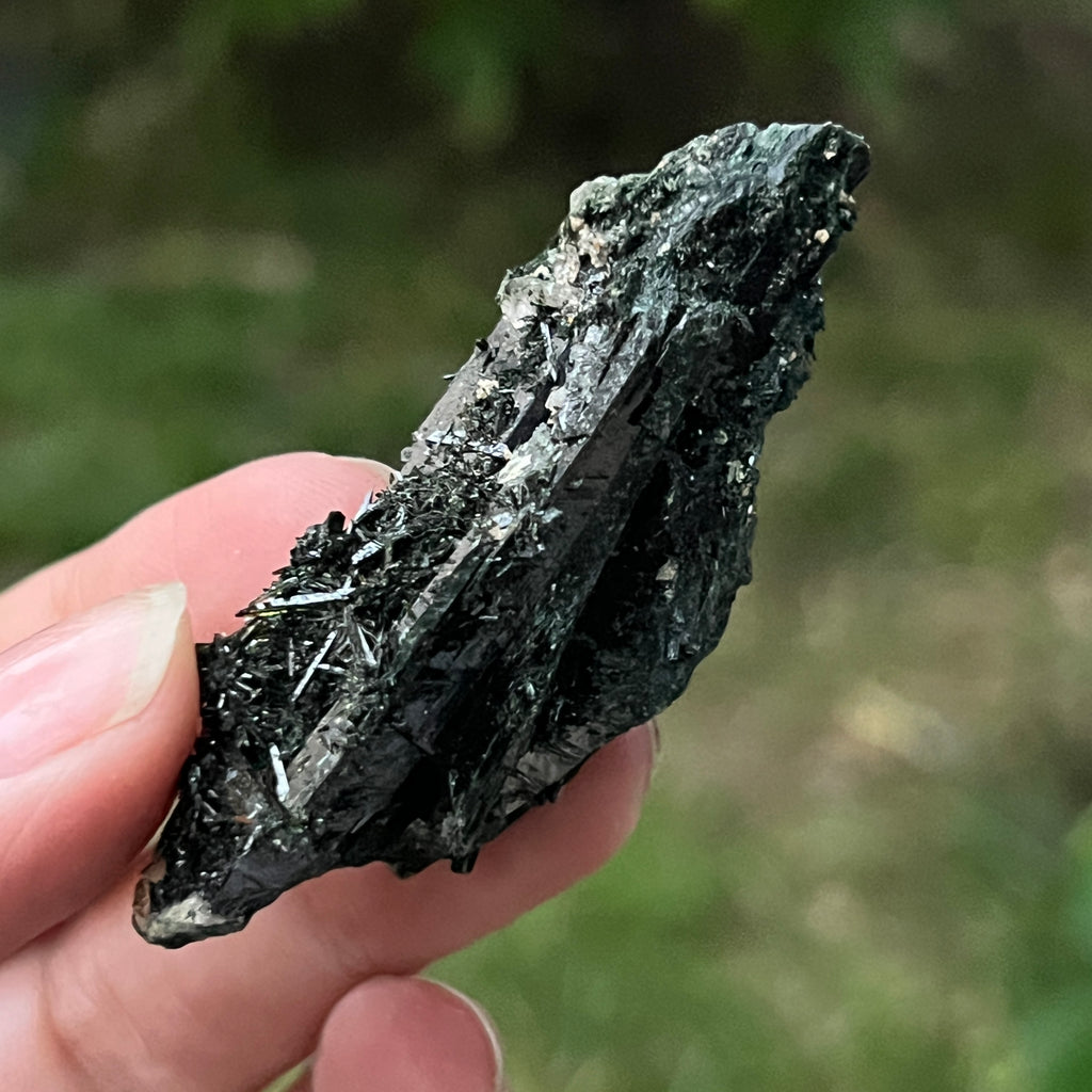 Cluster egirin mini cuart fumuriu/negru Zomba m10, pietre semipretioase - druzy.ro 8 