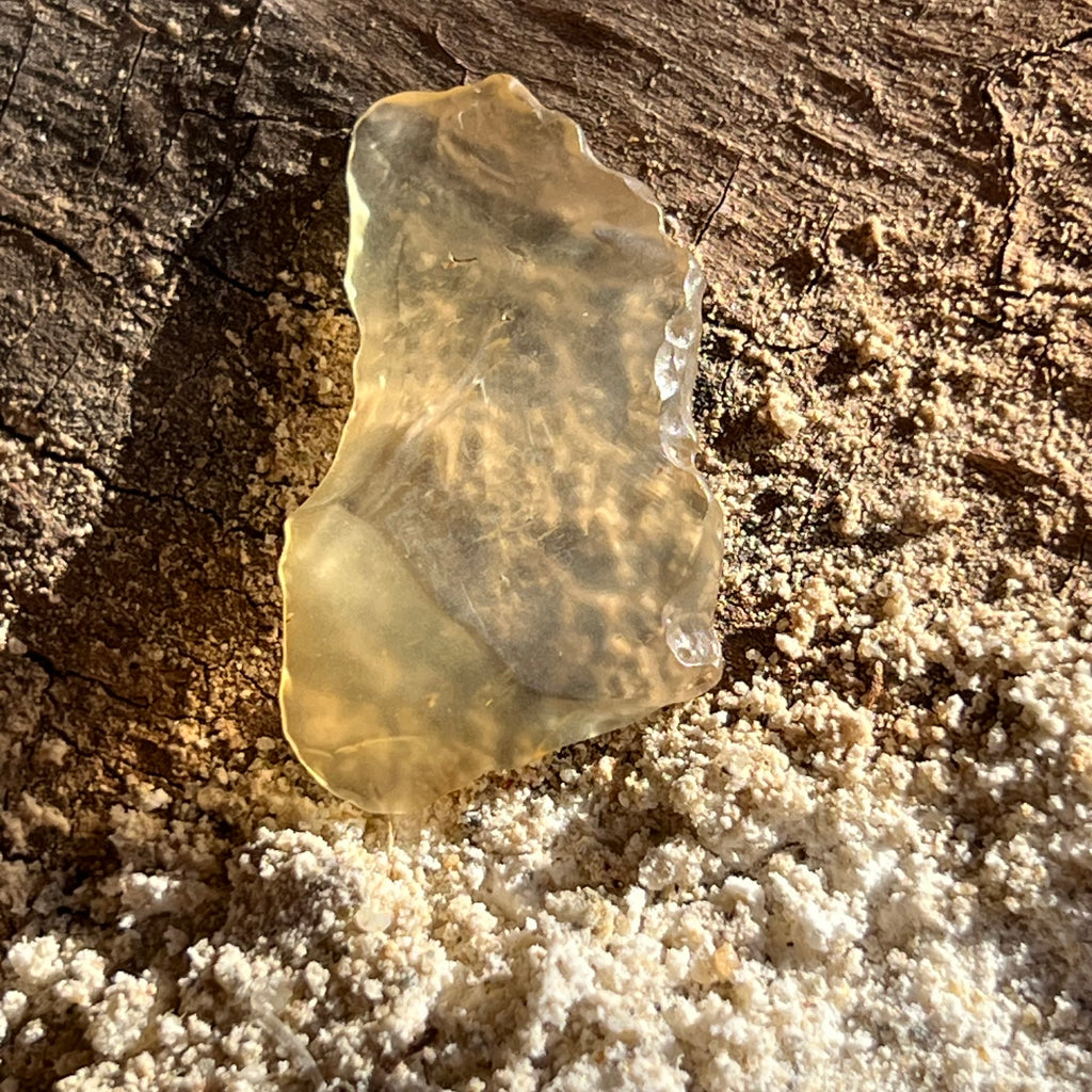 Tectita aurie, sticla desertului Libia piatra bruta model 7, calitate AAA, druzy.ro, cristale 2