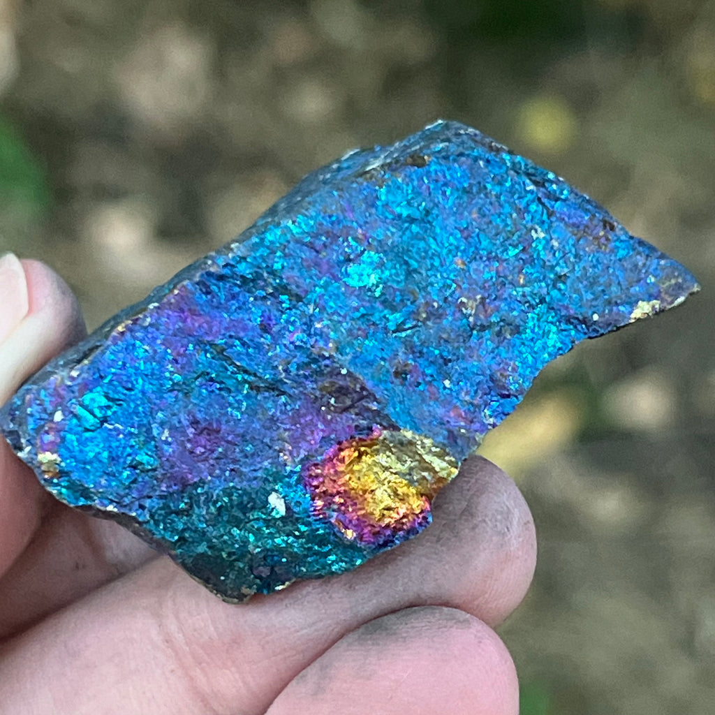 Calcopirita iridescentă din Mexic model 6, pietre semipretioase - druzy.ro 2 