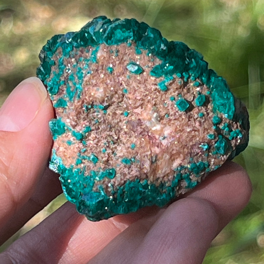 Dioptaz cluster din Congo model 6, pietre semipretioase - druzy.ro 6 