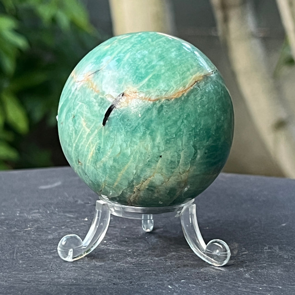 Sfera amazonit din Madagascar model 10, pietre semipretioase - druzy.ro 5 