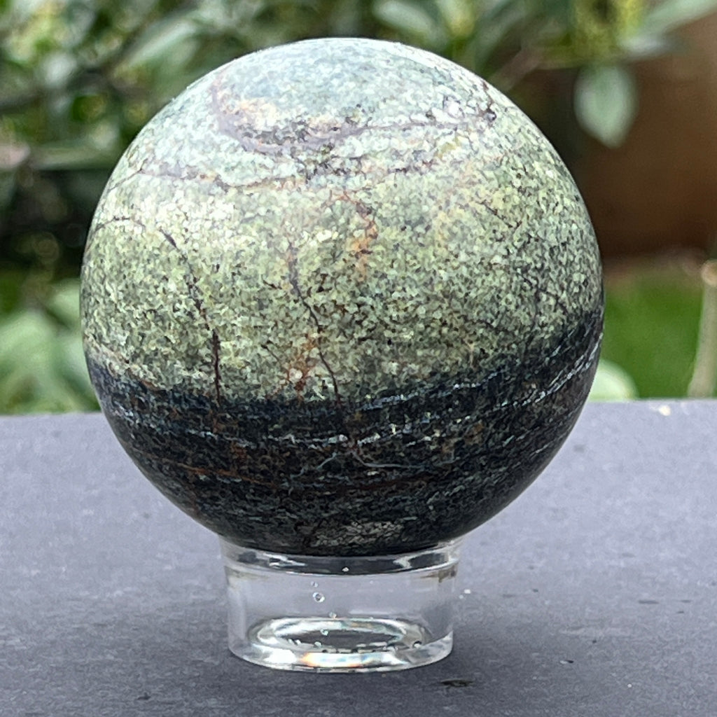 Sfera serpentin model 3, pietre semipretioase - druzy.ro 5 