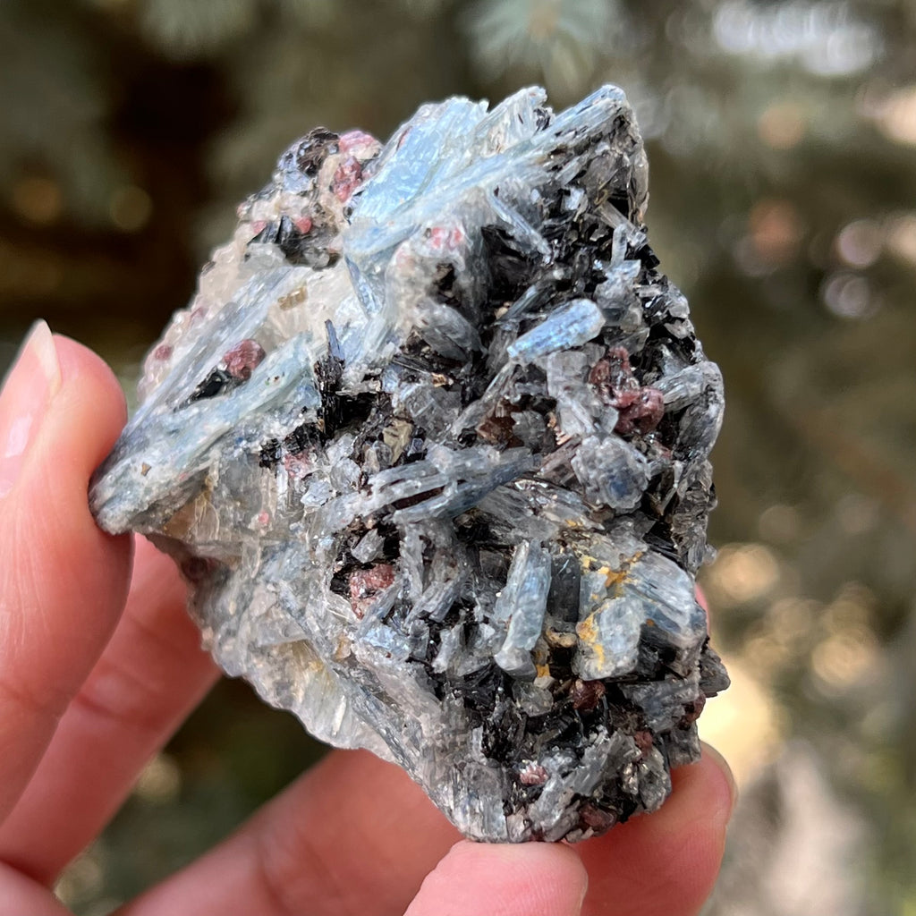 Kianit albastru (Cianit) piatra bruta din Zimbabwe model 4, druzy.ro, cristale 1