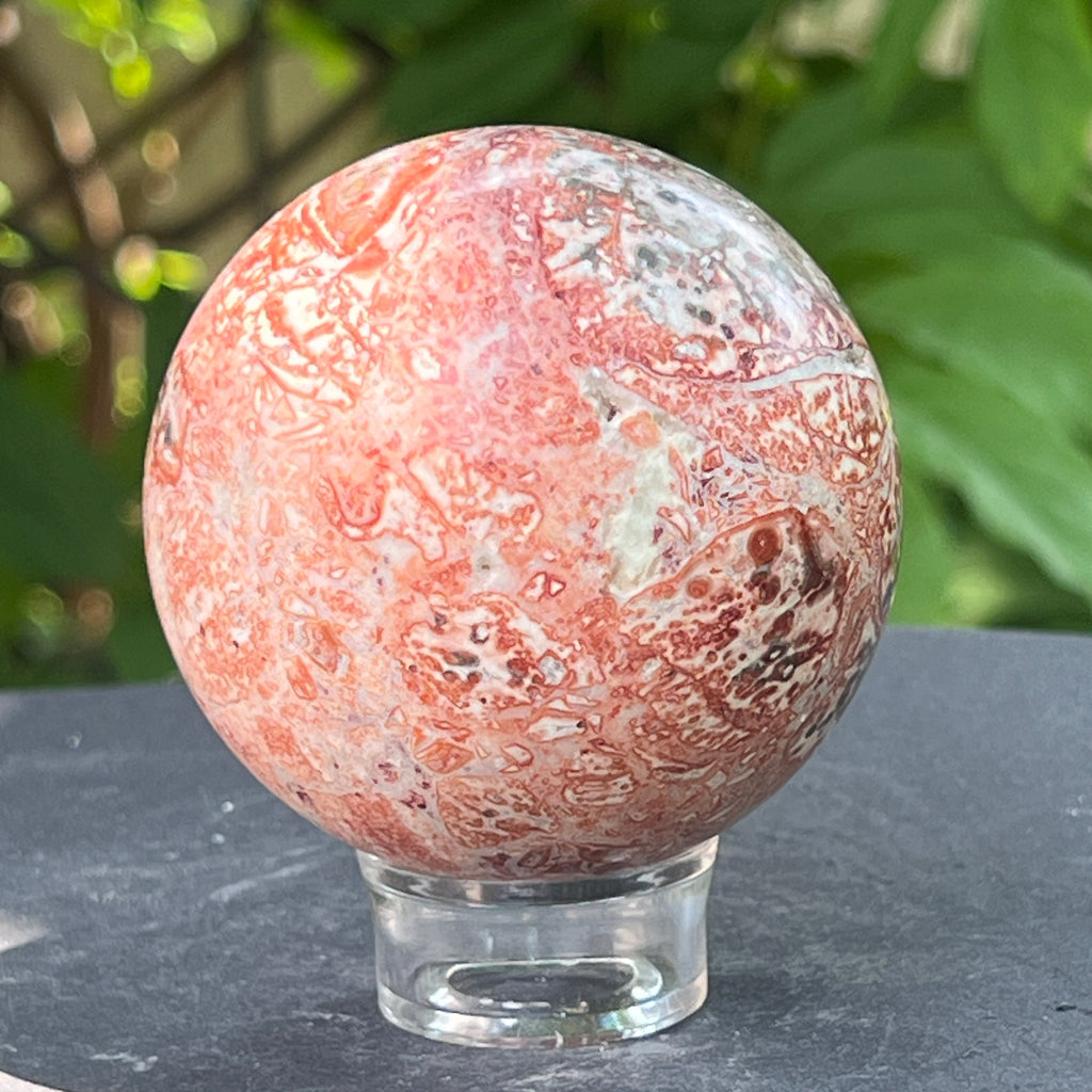 Sfera jasp piele de sarpe din Australia model 5, pietre semipretioase - druzy.ro 5 