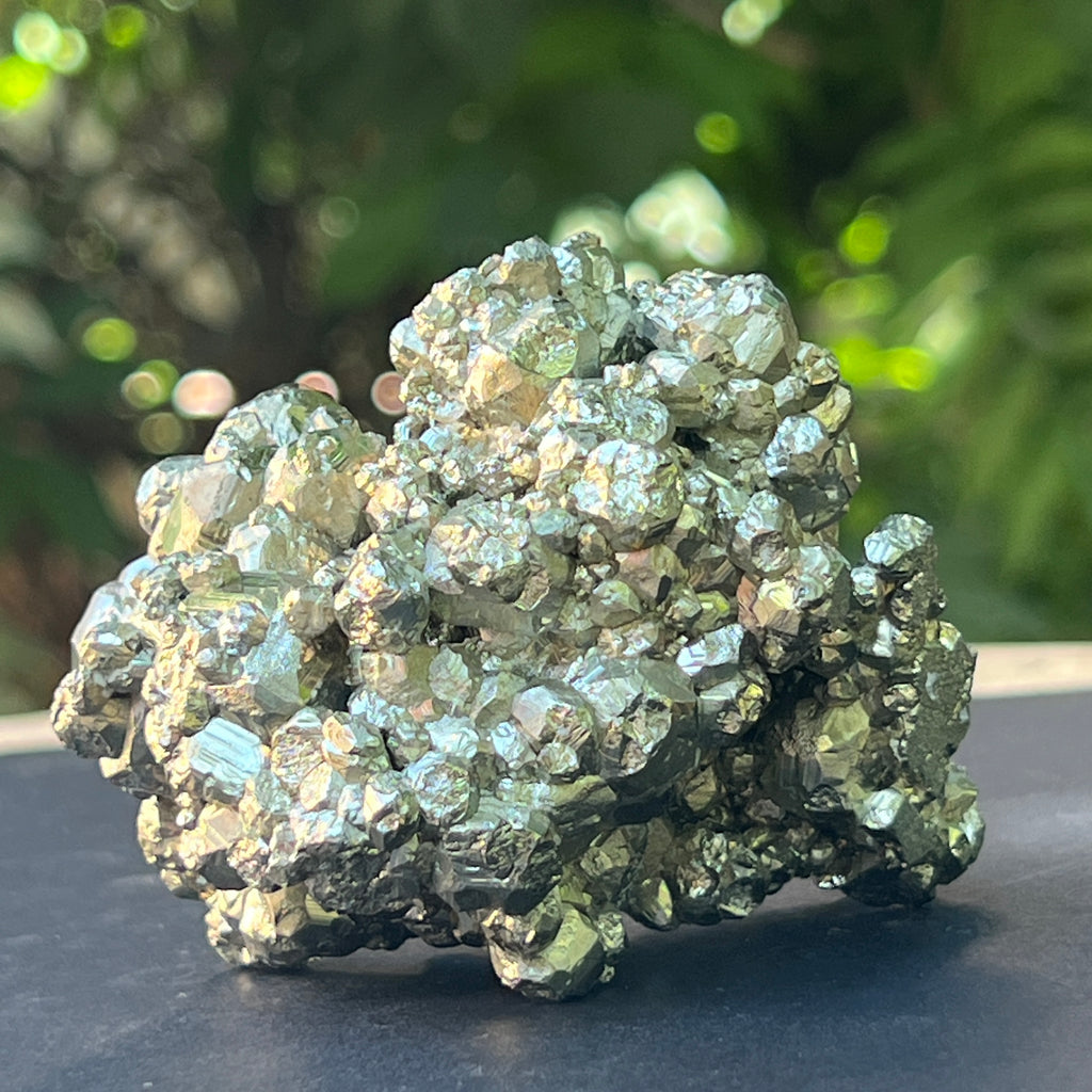 Specimen pirita Peru cluster model 2, pietre semipretioase - druzy.ro 2 