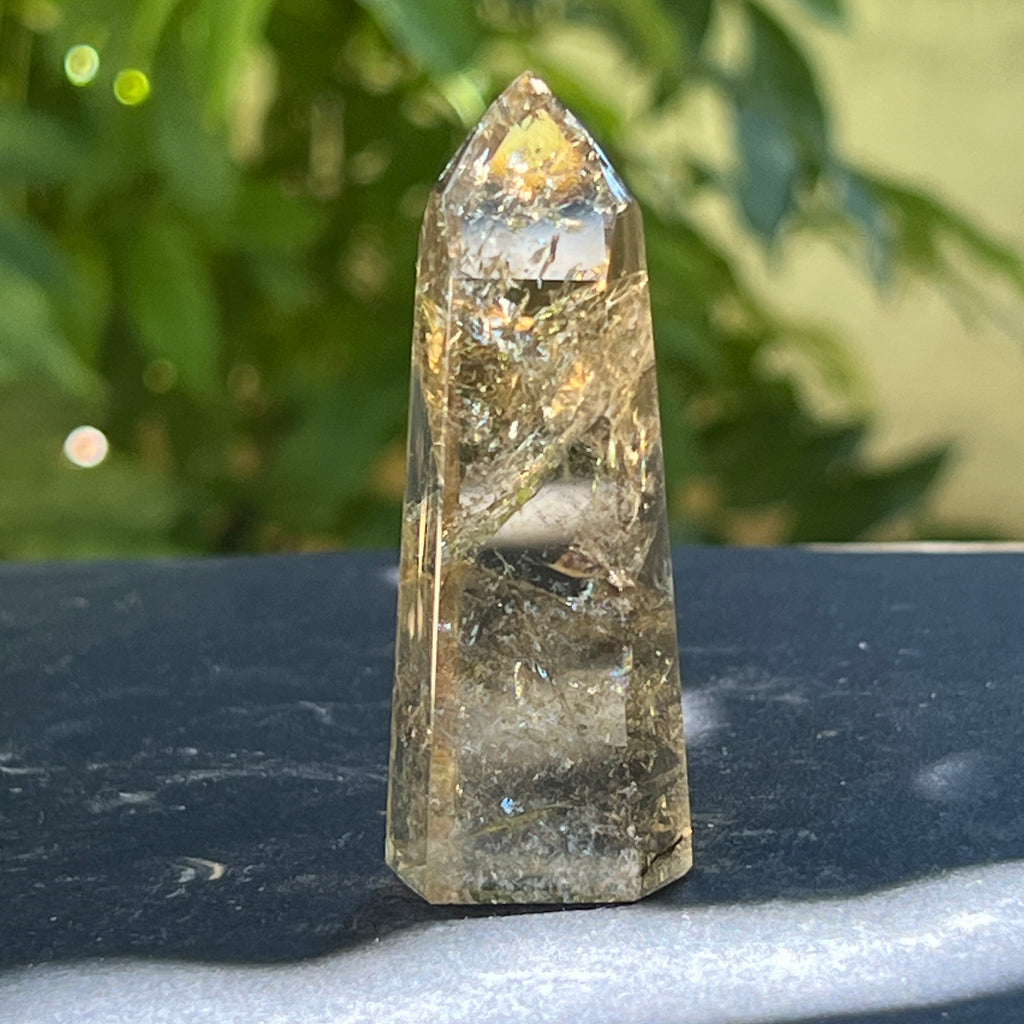 Obelisc citrin Brazilia calitate AAA model 1, pietre semipretioase - druzy.ro 2 