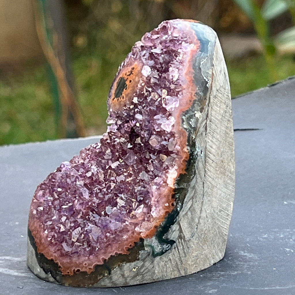 Ametist stalactit calitate +AAA, geoda ametist Uruguay, m4, pietre semipretioase - druzy.ro 4 