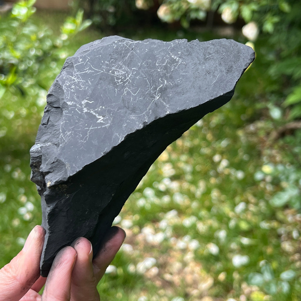 Shungit piatra bruta XXL model 3, pietre semipretioase - druzy.ro 2 