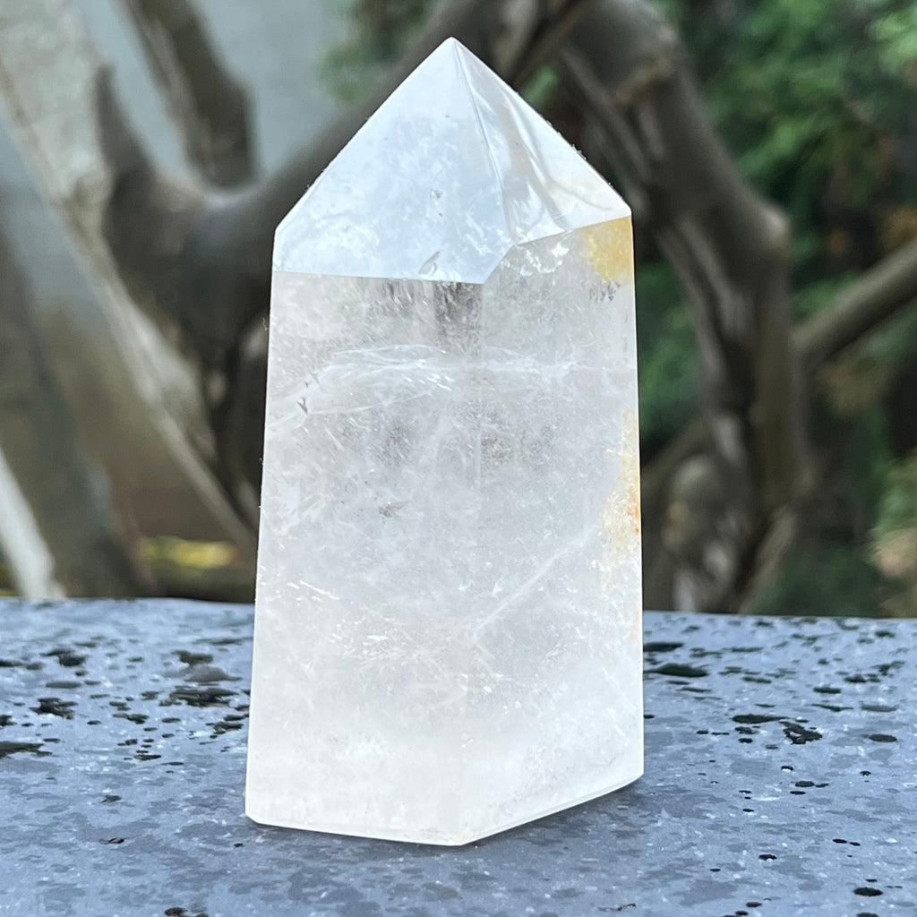 Obelisc / varf / generator cristal de stanca / cuart incolor AF4 model 3, druzy.ro, cristale 3