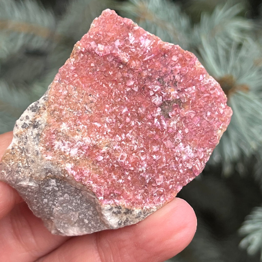 Dolomit roz Salrose piatra bruta m17, druzy.ro, cristale 1