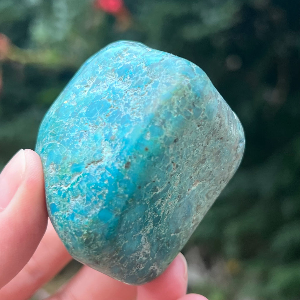 Shattuckite forma libera/palmstone m9, druzy.ro, pietre semipretioase 1