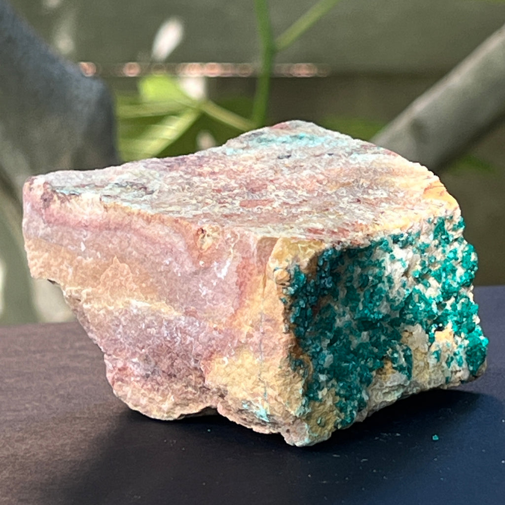Dioptaz cluster din Congo model 4, pietre semipretioase - druzy.ro 2 