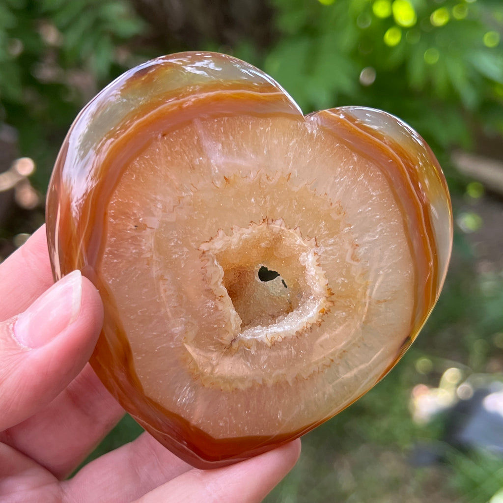 Inima agat model 5, pietre semipretioase - druzy.ro 1 