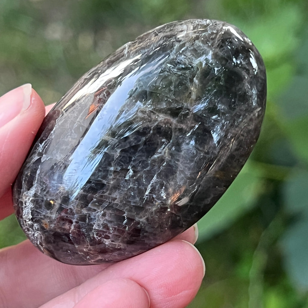 Palmstone piatra lunii somon gri | Model 6, pietre semipretioase - druzy.ro 1 