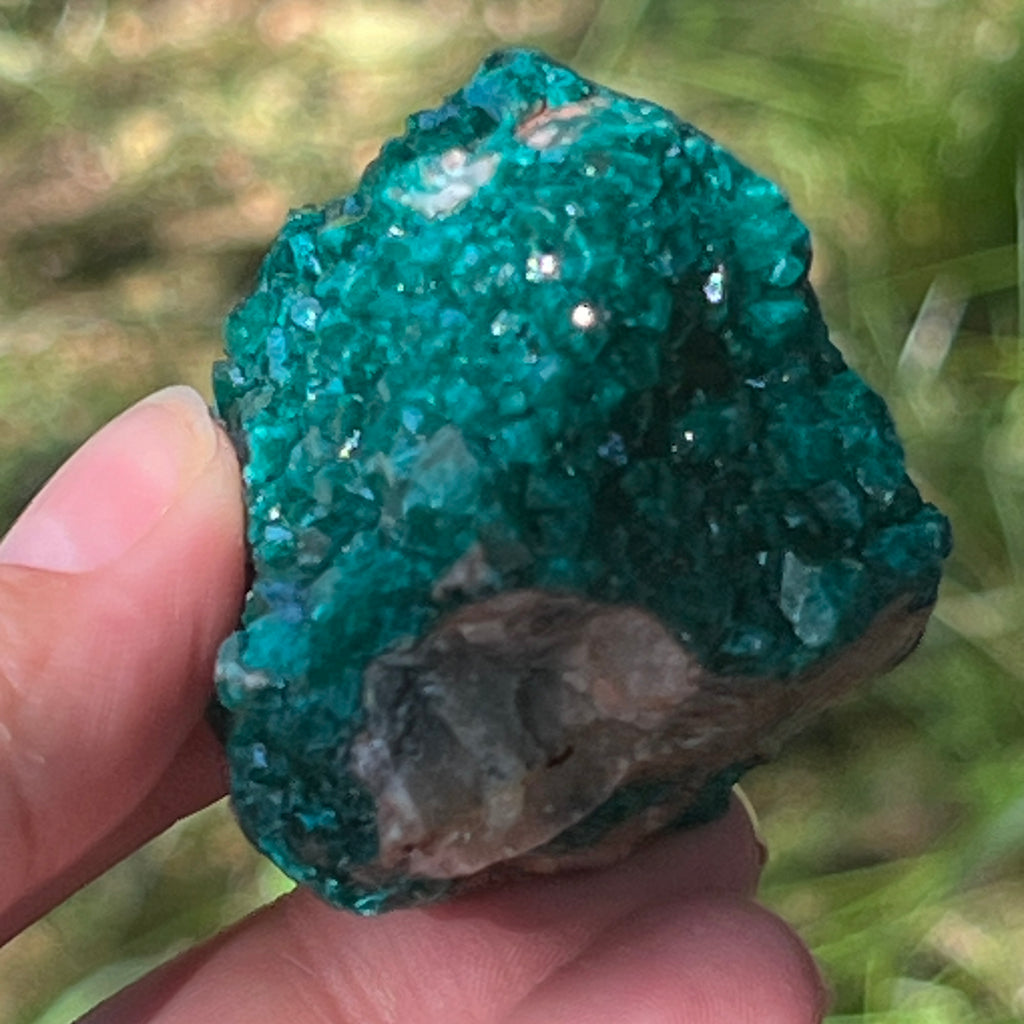 Dioptaz cluster din Congo model 6, pietre semipretioase - druzy.ro 3 