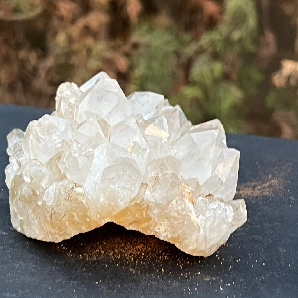 Cluster felie cuart incolor cristal de stanca din Zambia model 3, druzy.ro, cristale 5