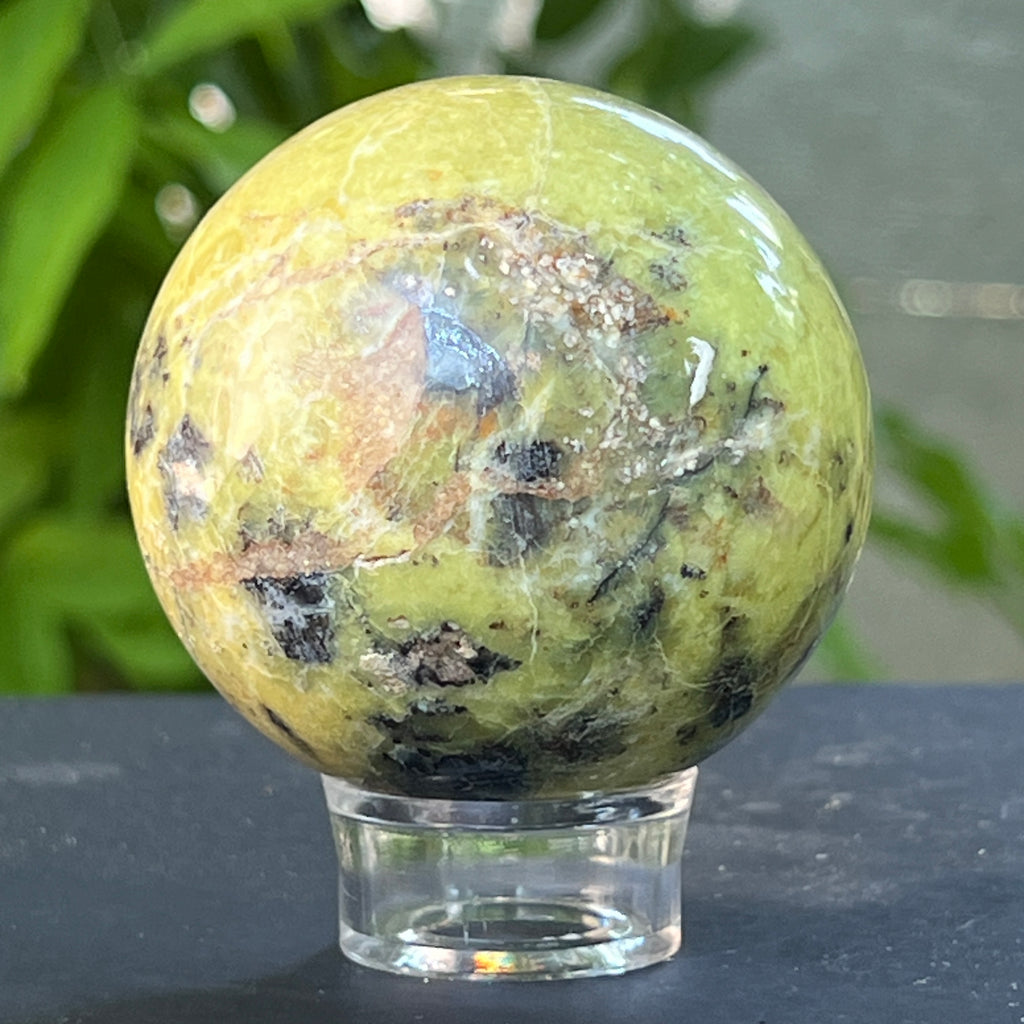 Sfera Opal verde model 1, pietre semipretioase - druzy.ro 3 