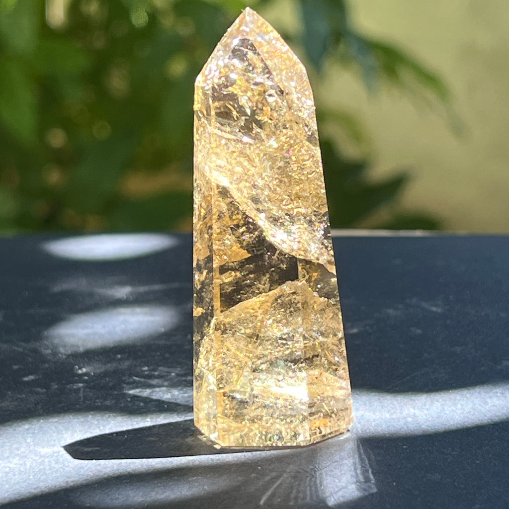 Obelisc citrin Brazilia calitate AAA model 1, pietre semipretioase - druzy.ro 3 