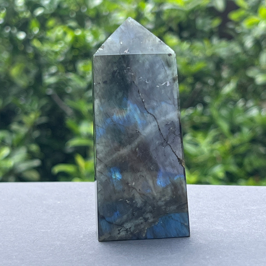 Obelisc labradorit m3, pietre semipretioase - druzy.ro 2 