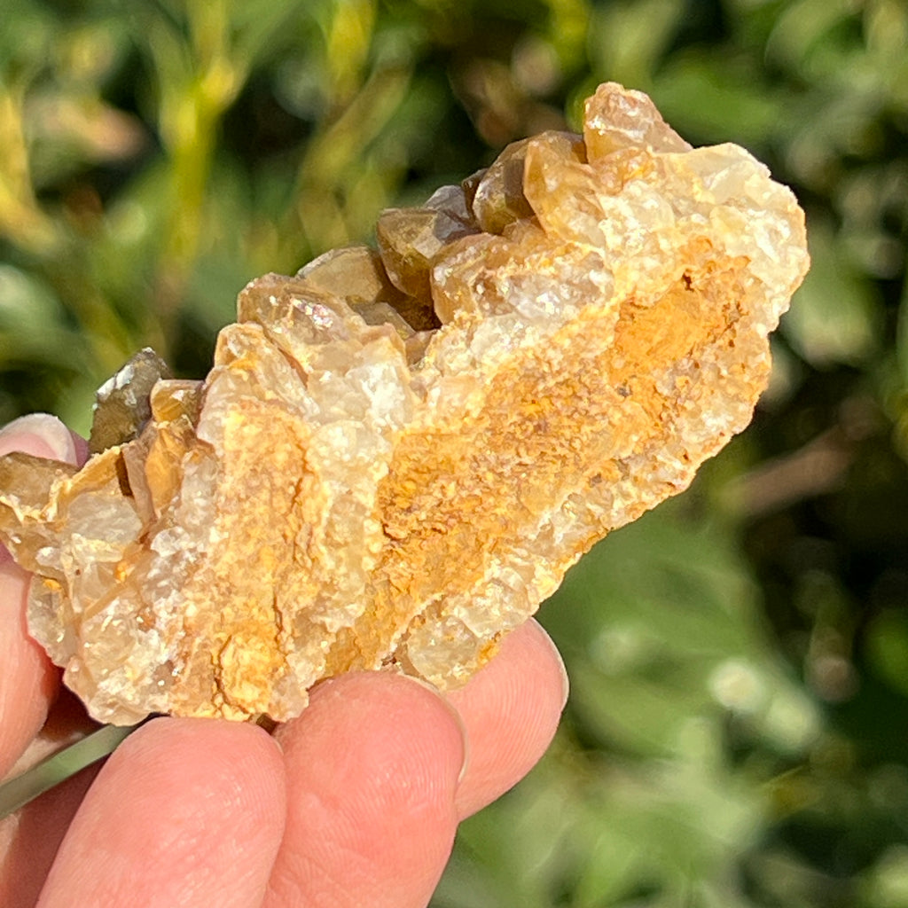 Cluster cuart lamaie Zambia, golden healer model 41, pietre semipretioase - druzy.ro 3 