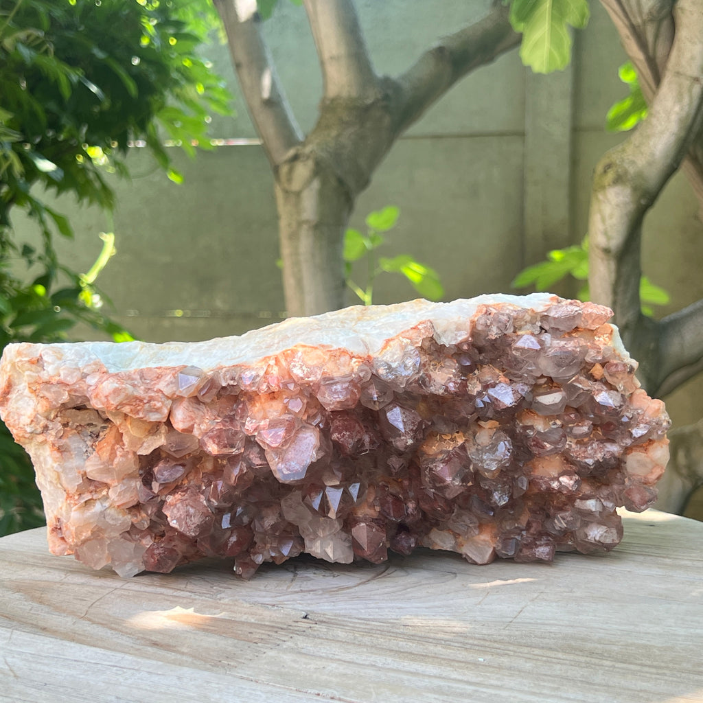 Cluster cuart rosu hematoid | Model XL2, pietre semipretioase - druzy.ro 5 