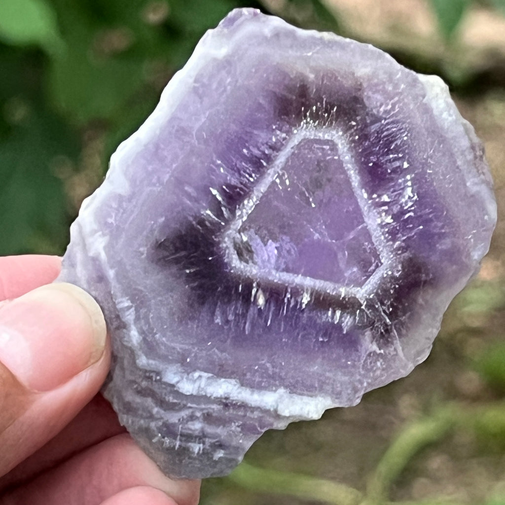 Felie nodul ametist chevron, pietre semipretioase - druzy.ro 3 