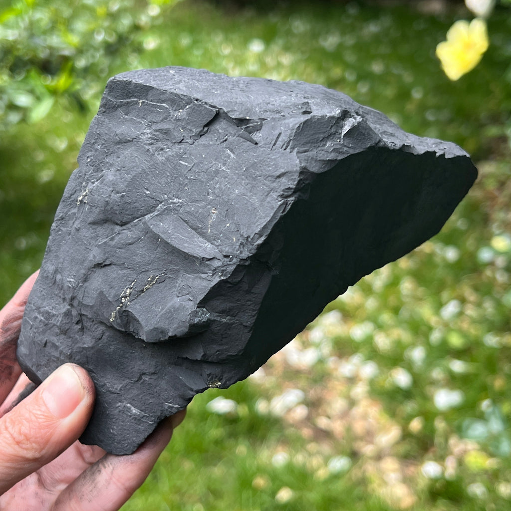 Shungit piatra bruta XXL model 3, pietre semipretioase - druzy.ro 5 