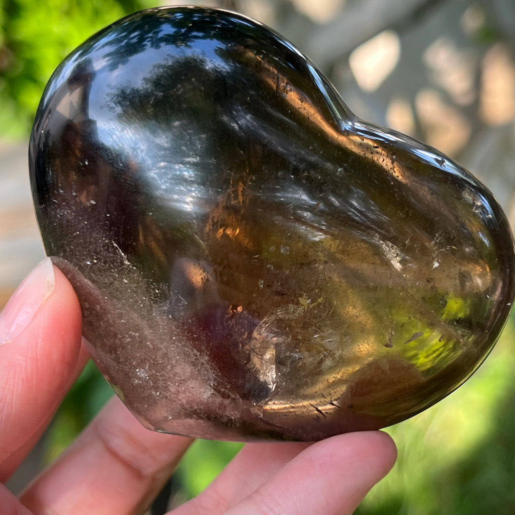 Inima cuart fumuriu m1, pietre semipretioase - druzy.ro 3 