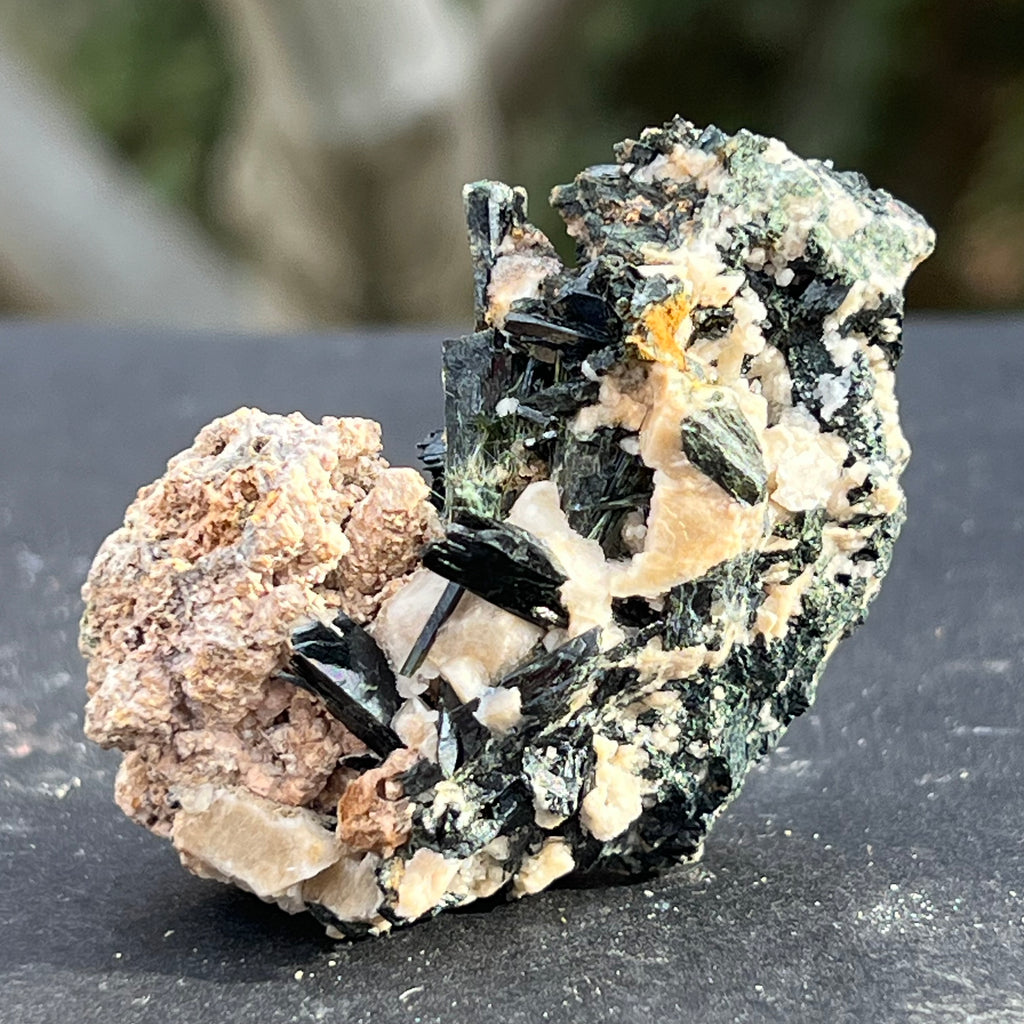 Cluster egirin mini cuart fumuriu/negru Zomba m3, druzy.ro, cristale 1