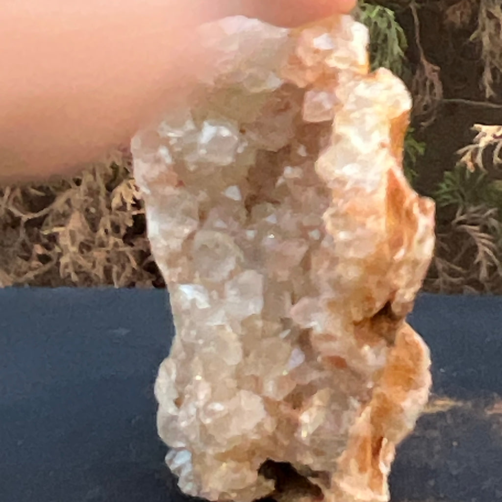 Cluster felie cuart incolor cristal de stanca din Zambia model 4, druzy.ro, cristale 4