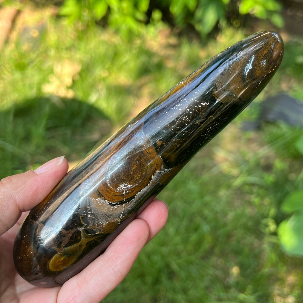 Bagheta masaj ochi de tigru m3, pietre semipretioase - druzy.ro 7 